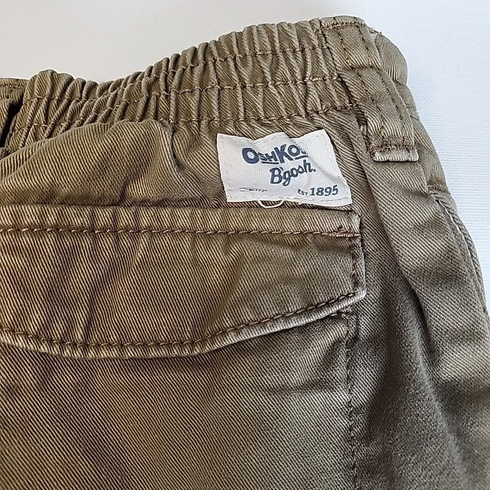 OSHKOSH B'GOSH‎ Boys Embroidered Reindeer Lined Tan/Brown Pants 24mo